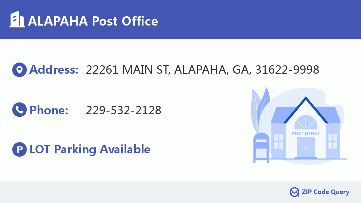 Post Office:ALAPAHA