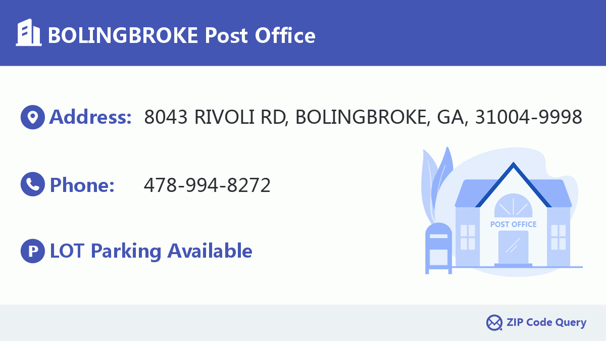 Post Office:BOLINGBROKE