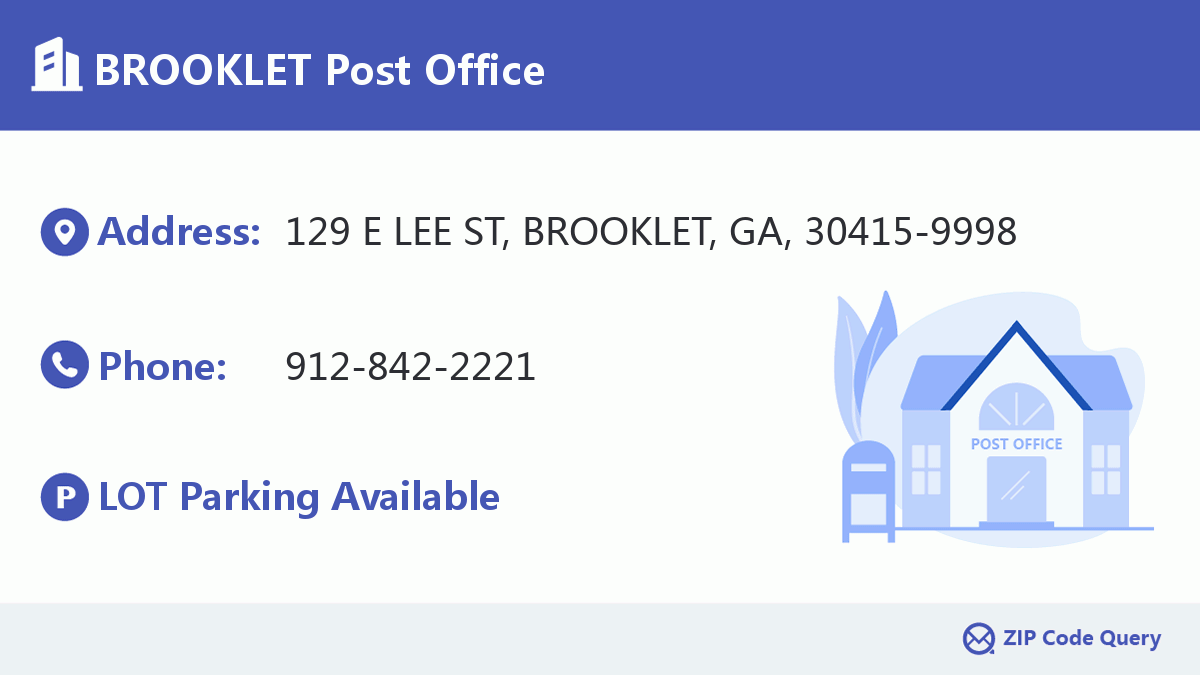 Post Office:BROOKLET