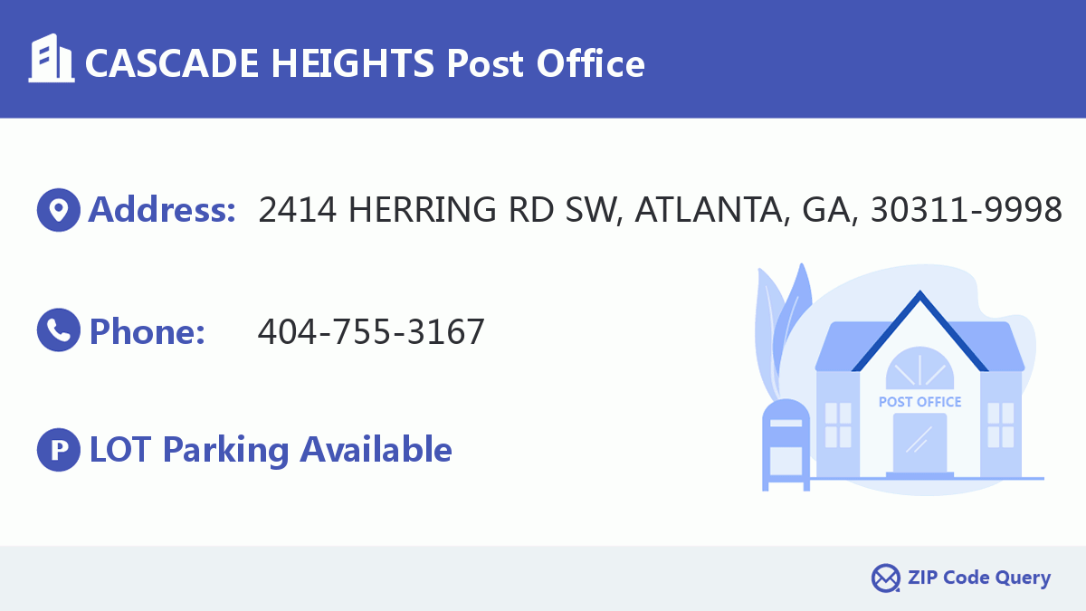 Post Office:CASCADE HEIGHTS