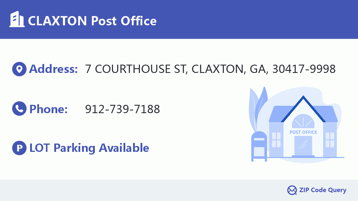 Post Office:CLAXTON