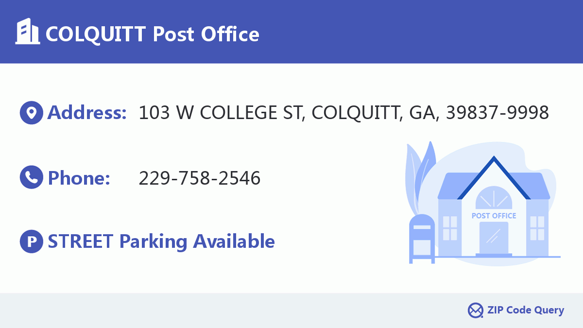 Post Office:COLQUITT