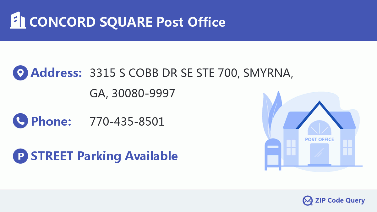 Post Office:CONCORD SQUARE