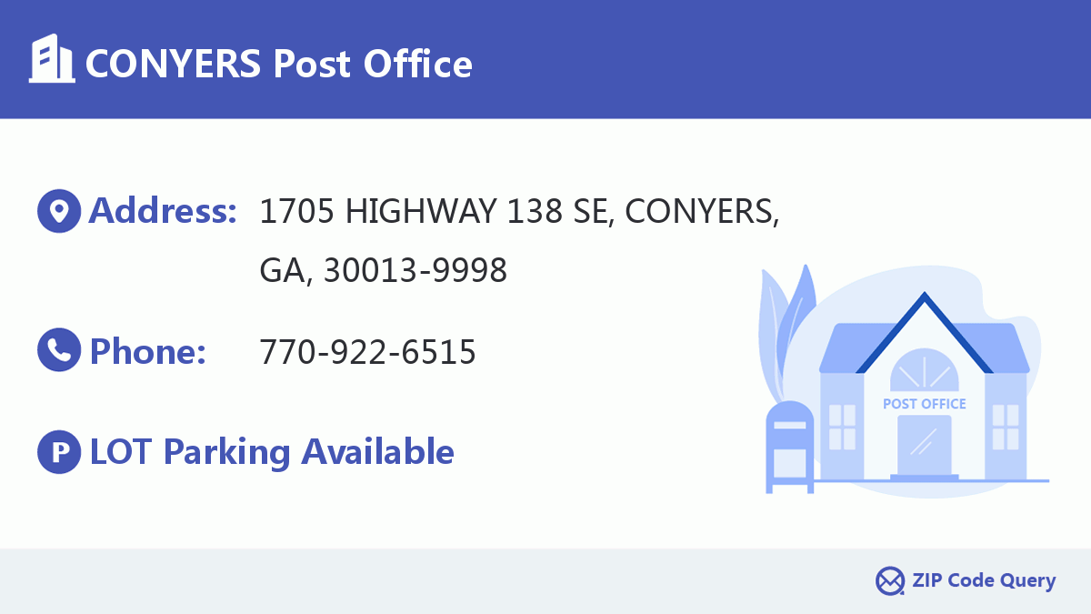 Post Office:CONYERS