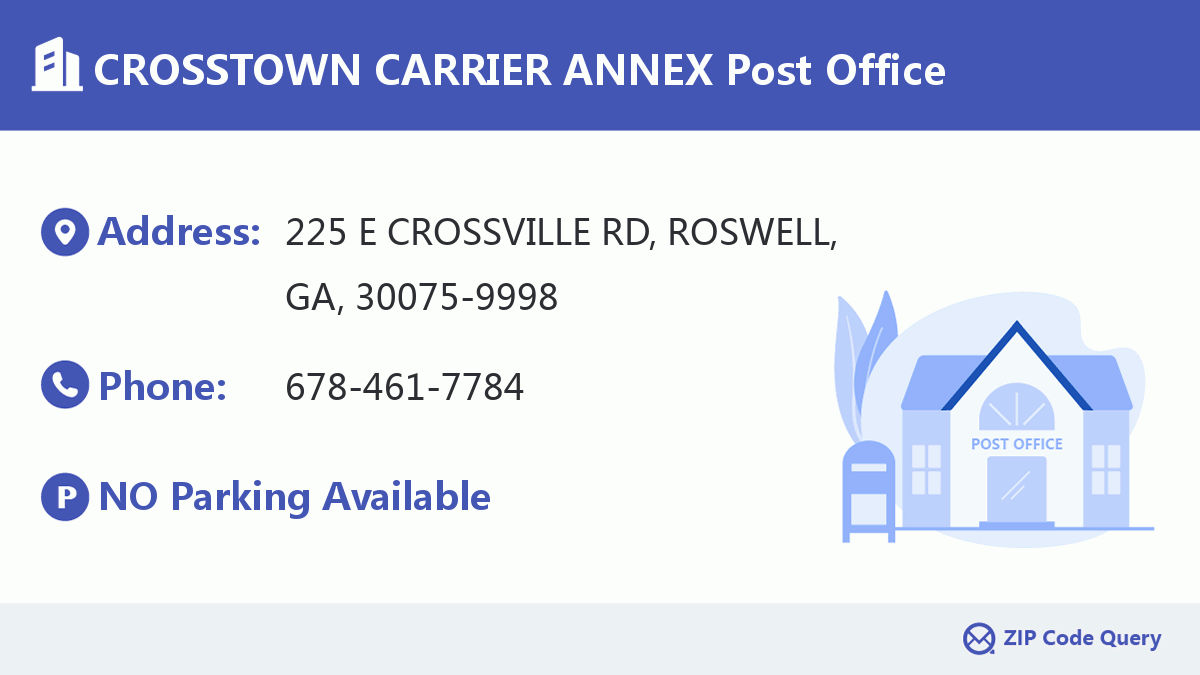 Post Office:CROSSTOWN CARRIER ANNEX