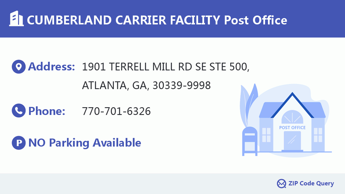 Post Office:CUMBERLAND CARRIER FACILITY