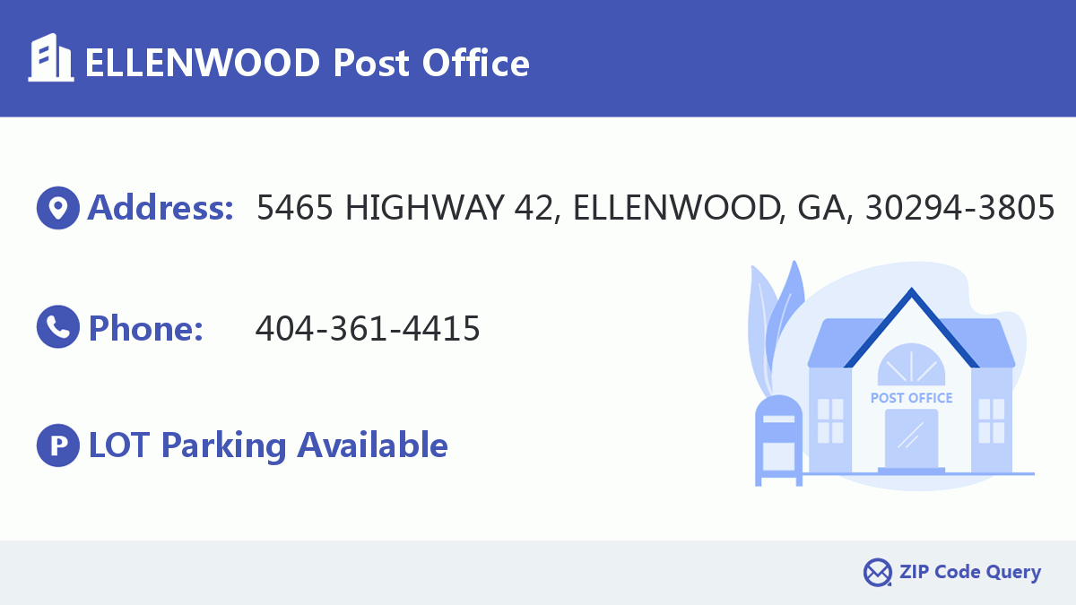 Post Office:ELLENWOOD