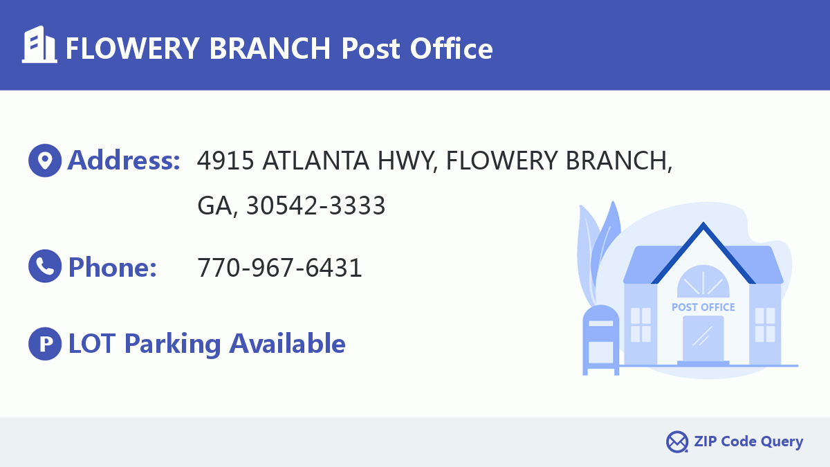 Post Office:FLOWERY BRANCH