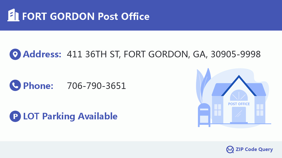 Post Office:FORT GORDON