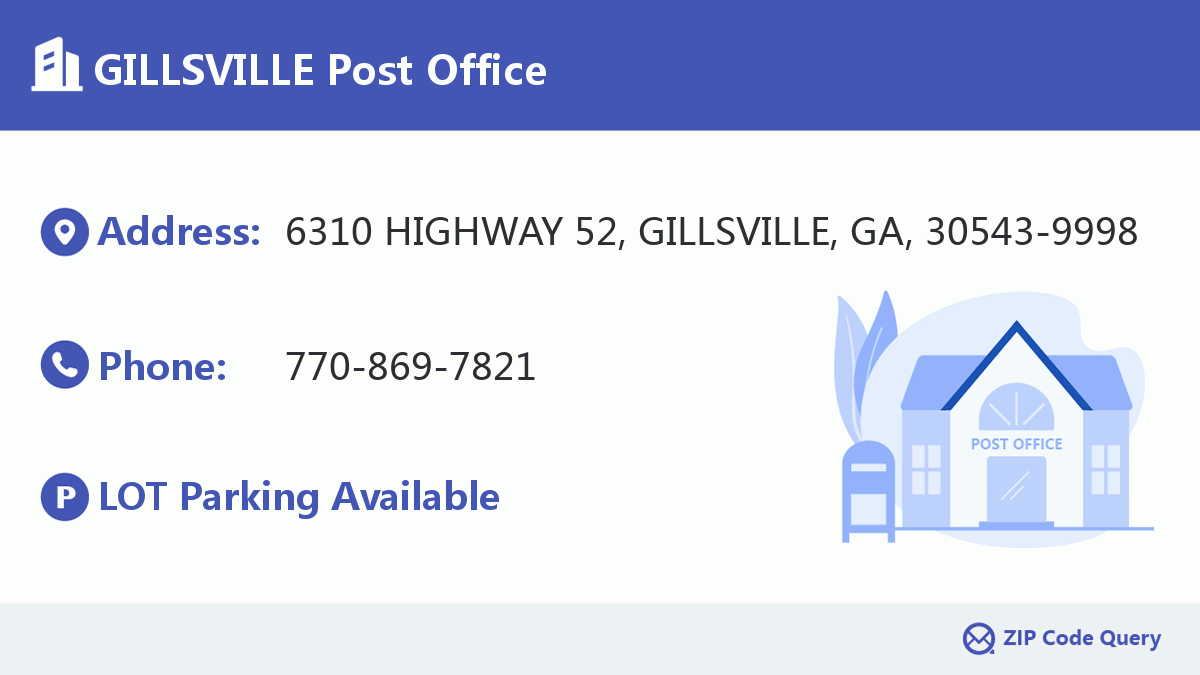 Post Office:GILLSVILLE