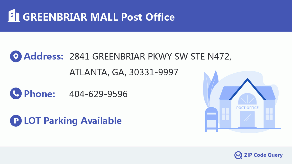 Post Office:GREENBRIAR MALL