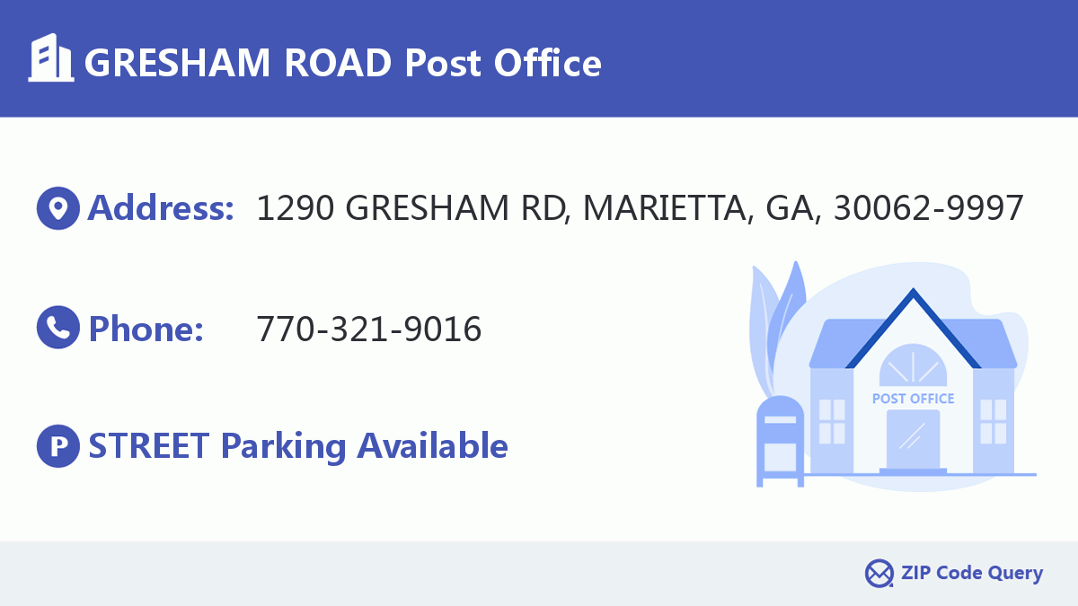 Post Office:GRESHAM ROAD