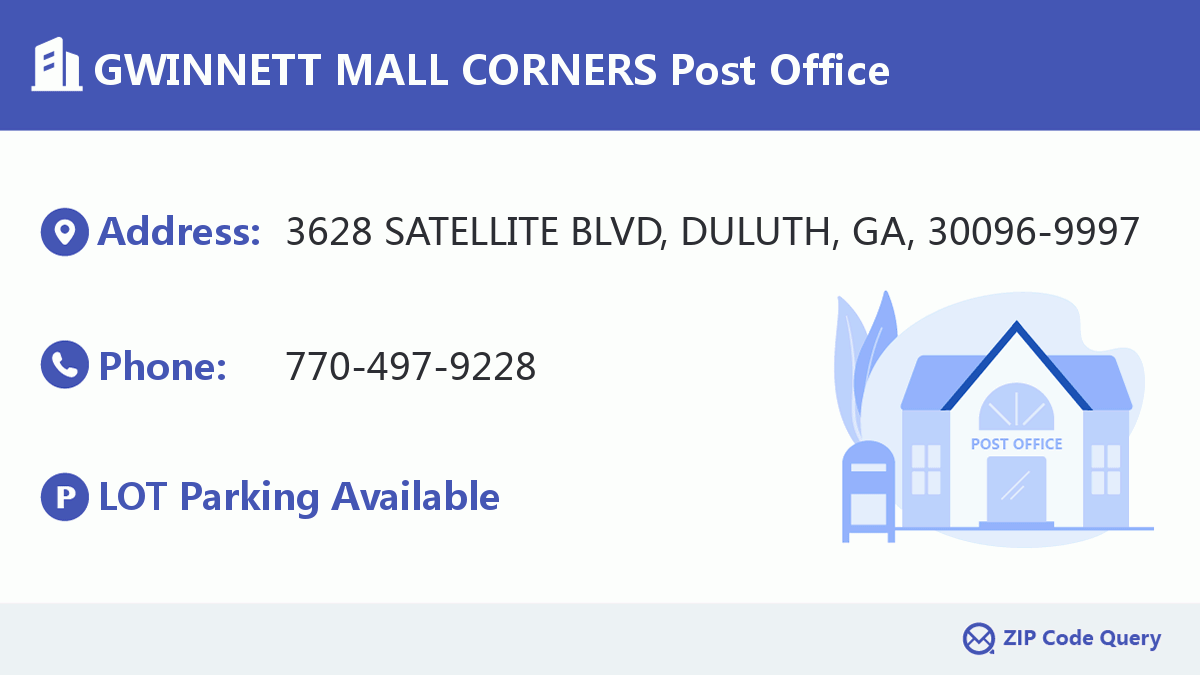 Post Office:GWINNETT MALL CORNERS