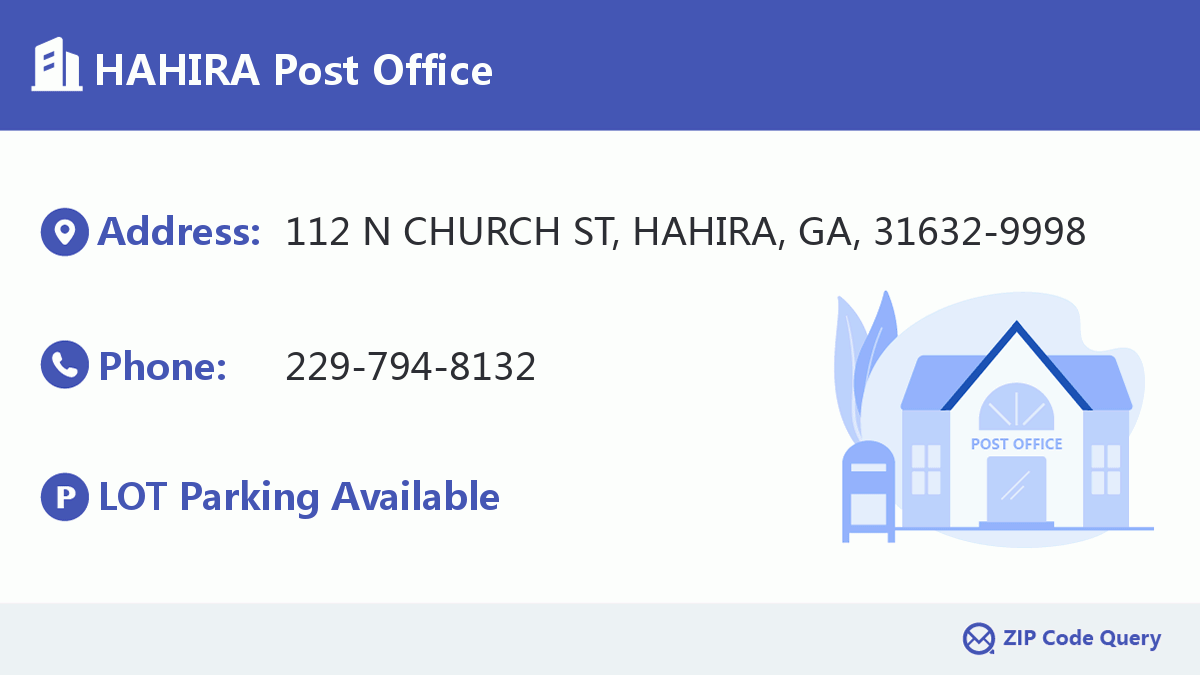 Post Office:HAHIRA