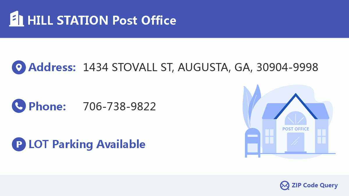 Post Office:HILL STATION