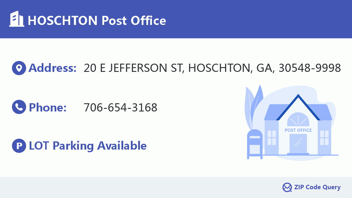 Post Office:HOSCHTON