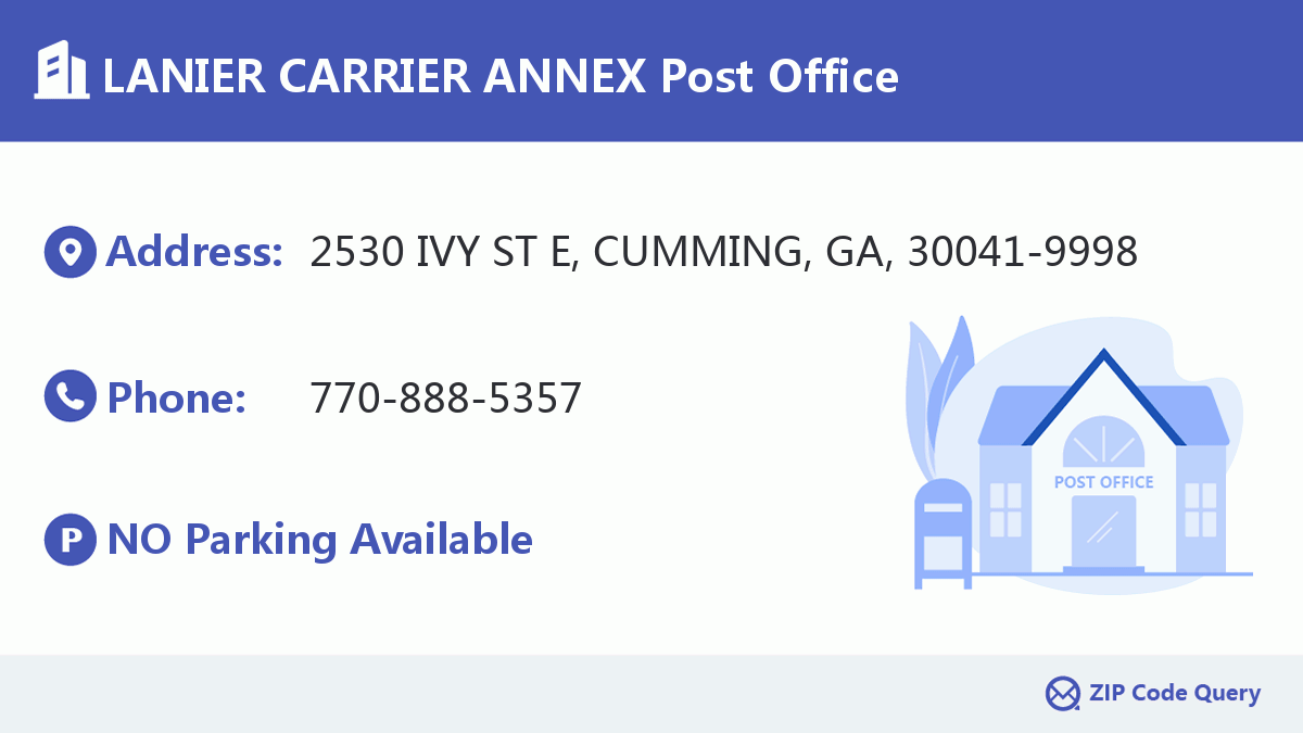 Post Office:LANIER CARRIER ANNEX
