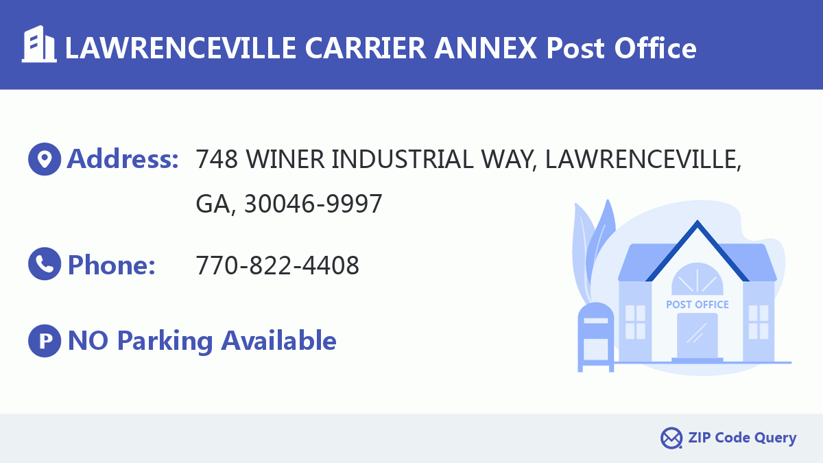 Post Office:LAWRENCEVILLE CARRIER ANNEX