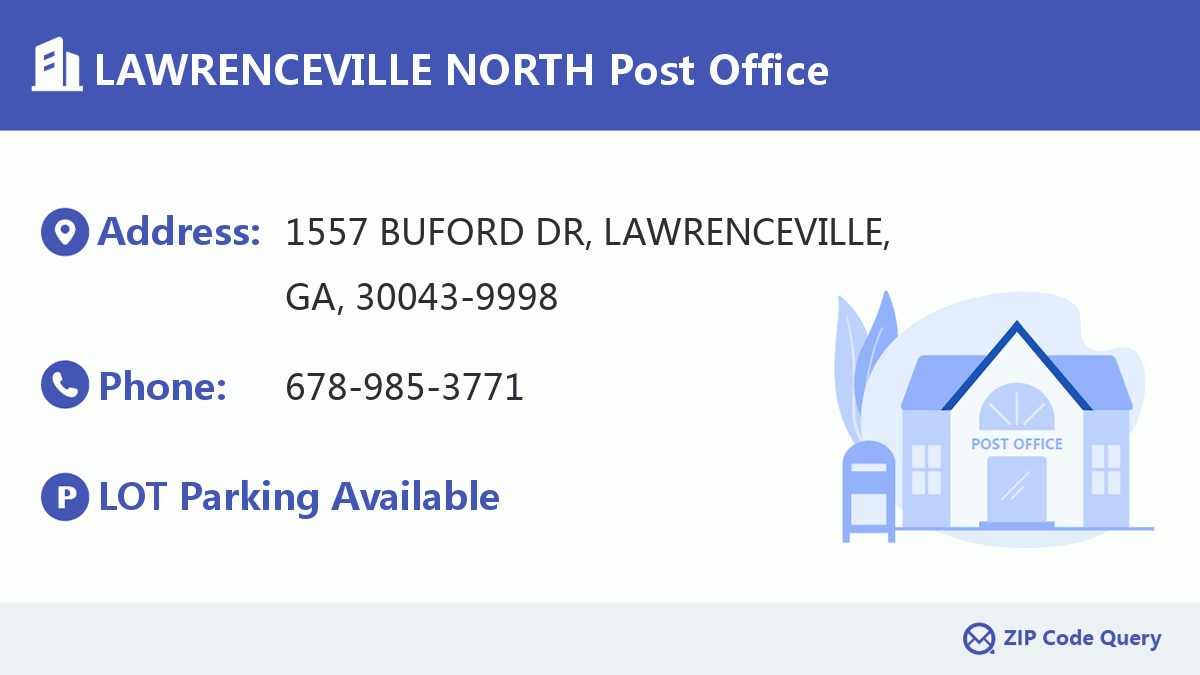 Post Office:LAWRENCEVILLE NORTH