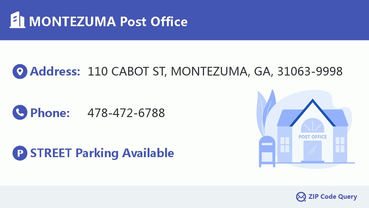Post Office:MONTEZUMA