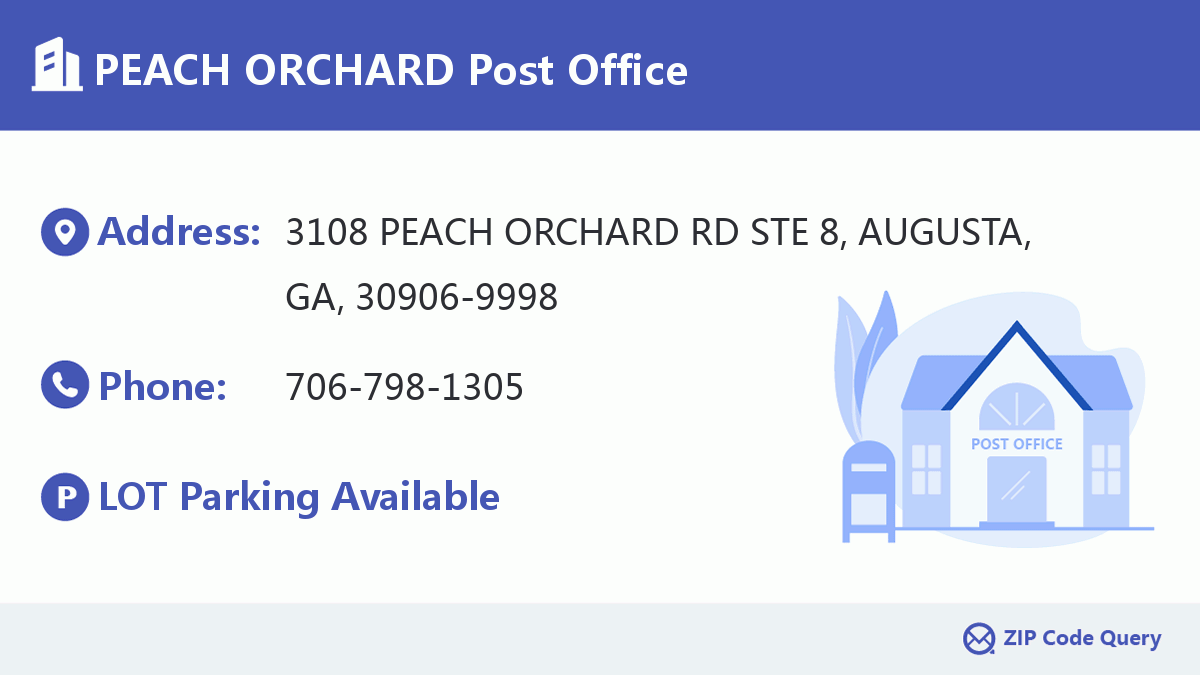 Post Office:PEACH ORCHARD