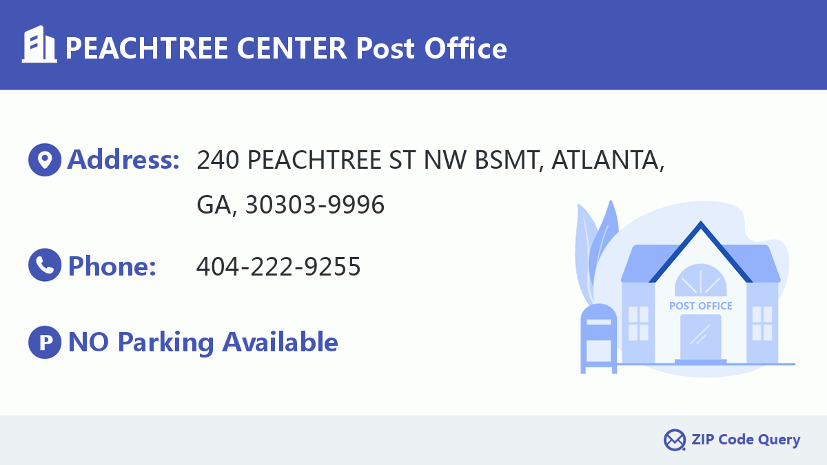 Post Office:PEACHTREE CENTER