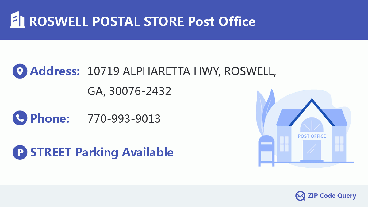 Post Office:ROSWELL POSTAL STORE