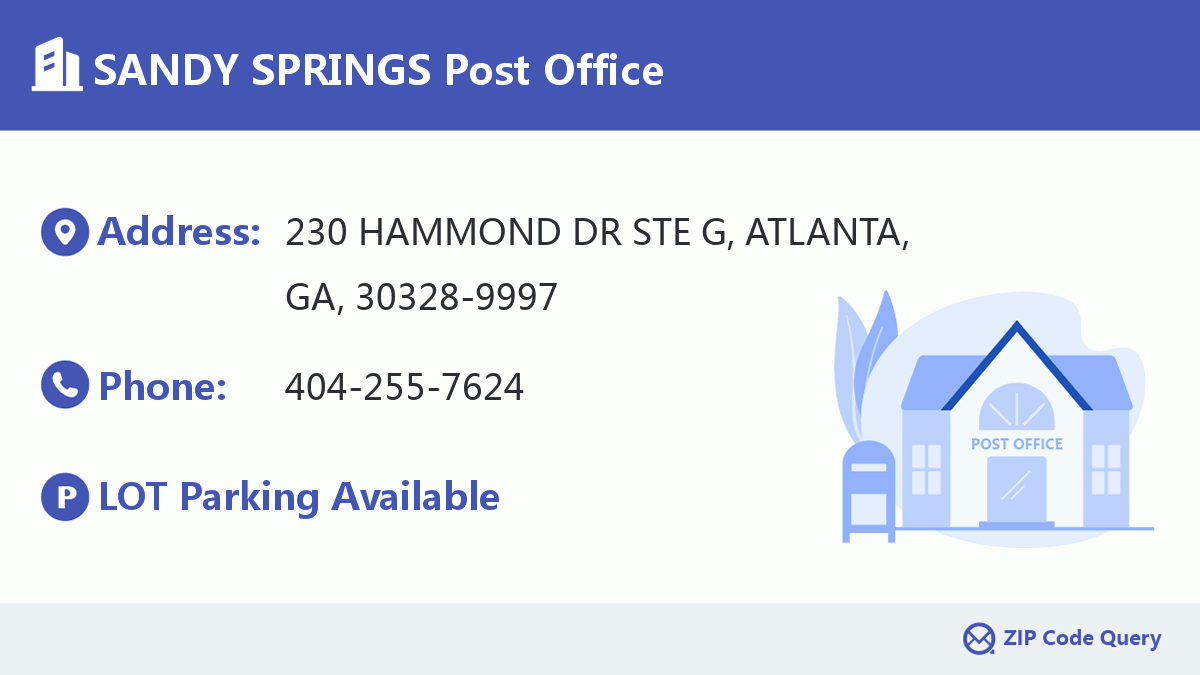 Post Office:SANDY SPRINGS