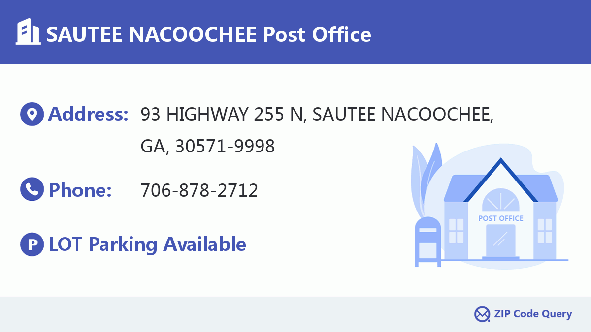 Post Office:SAUTEE NACOOCHEE
