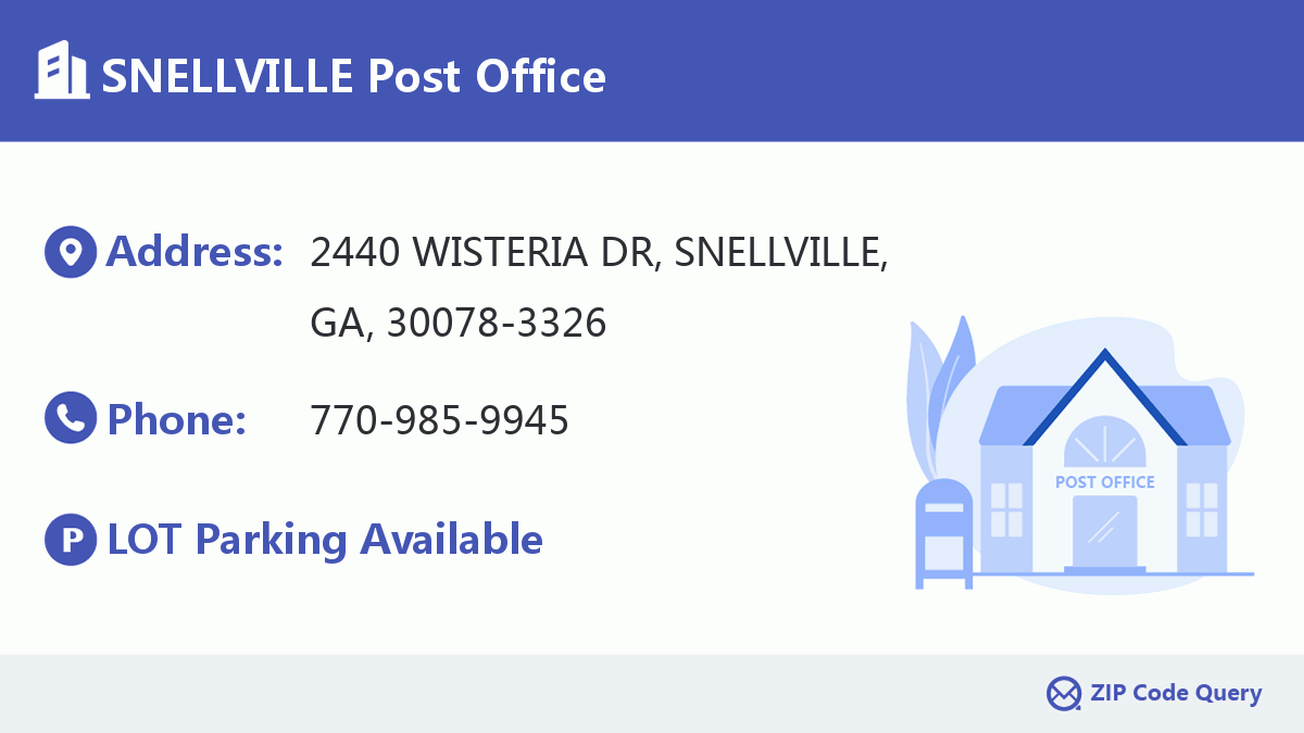 Post Office:SNELLVILLE