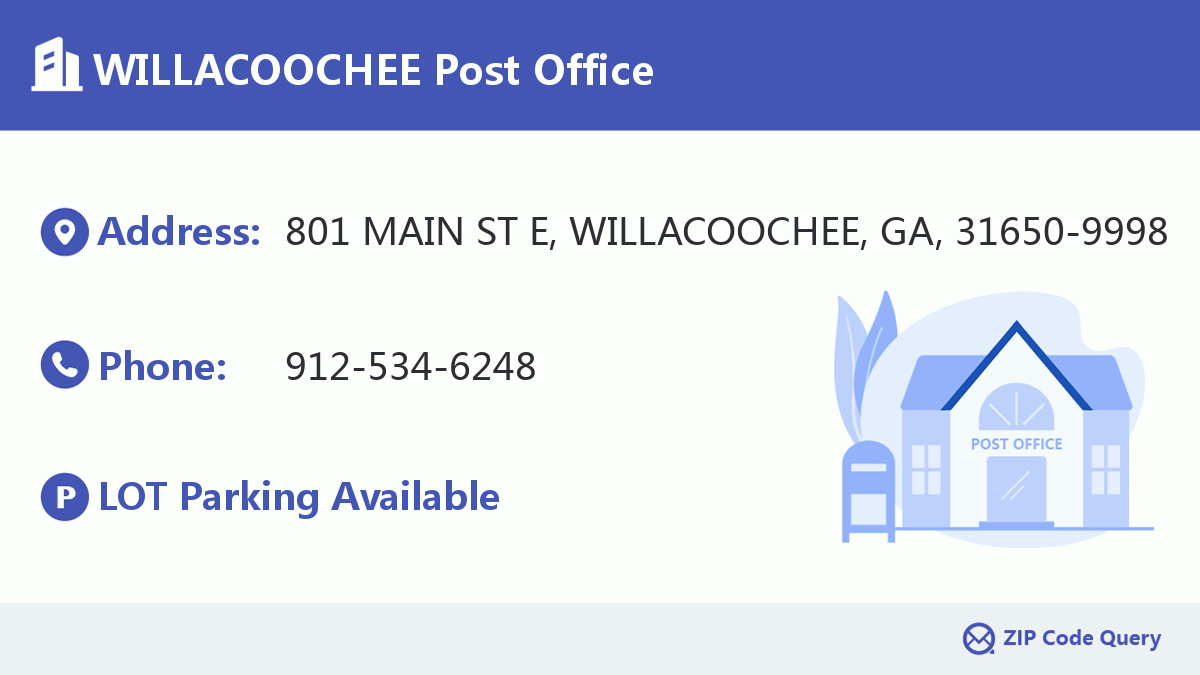 Post Office:WILLACOOCHEE