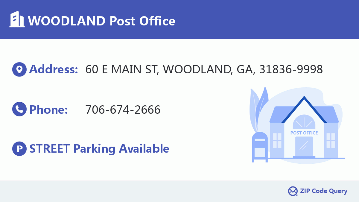 Post Office:WOODLAND