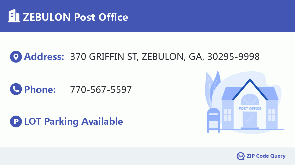 Post Office:ZEBULON